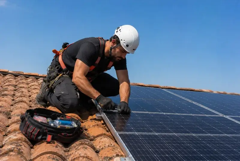 Maintenance et monitoring de panneaux solaires à Landrecies